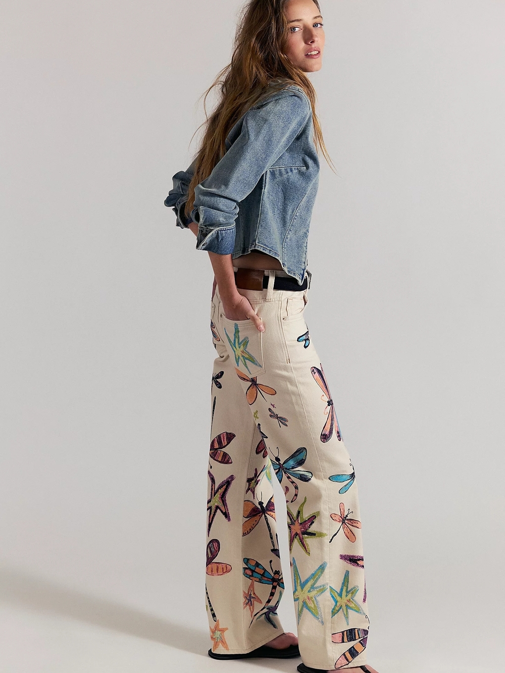 We The Free Tennessee Low-Rise Illusions Jeans-Draggonfly. - Picture 3 of 4